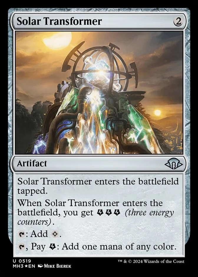 2024 Modern Horizons 3 Solar Transformer #519 uncommon card image