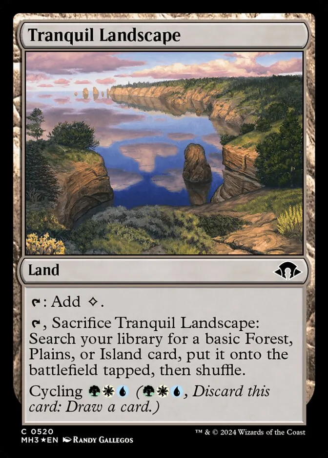 2024 Modern Horizons 3 Tranquil Landscape common #520 common card image