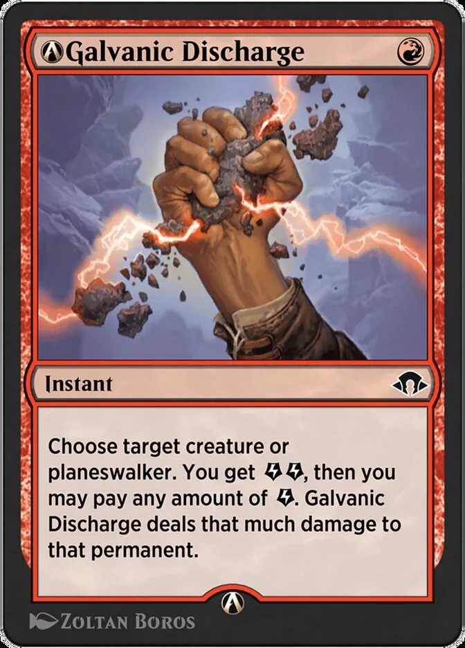 2024 Modern Horizons 3 A-Galvanic Discharge common #A-122 common card image