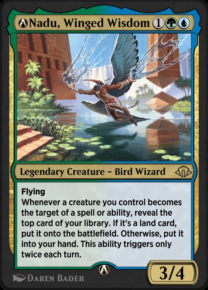2024 Modern Horizons 3 A-Nadu, Winged Wisdom rare #A-193 rare card image