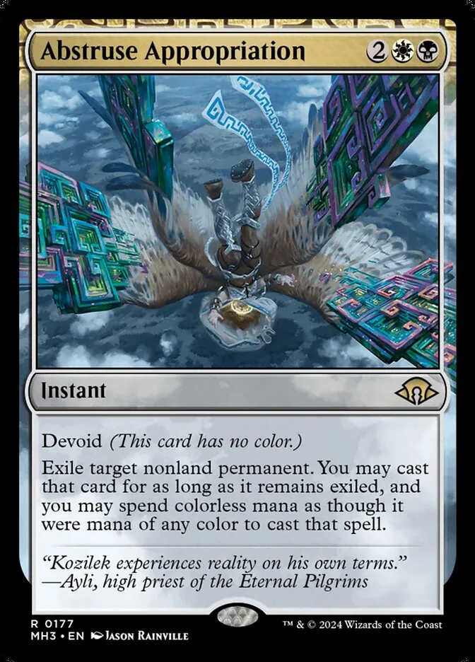 2024 Modern Horizons 3 Abstruse Appropriation #177 rare card image
