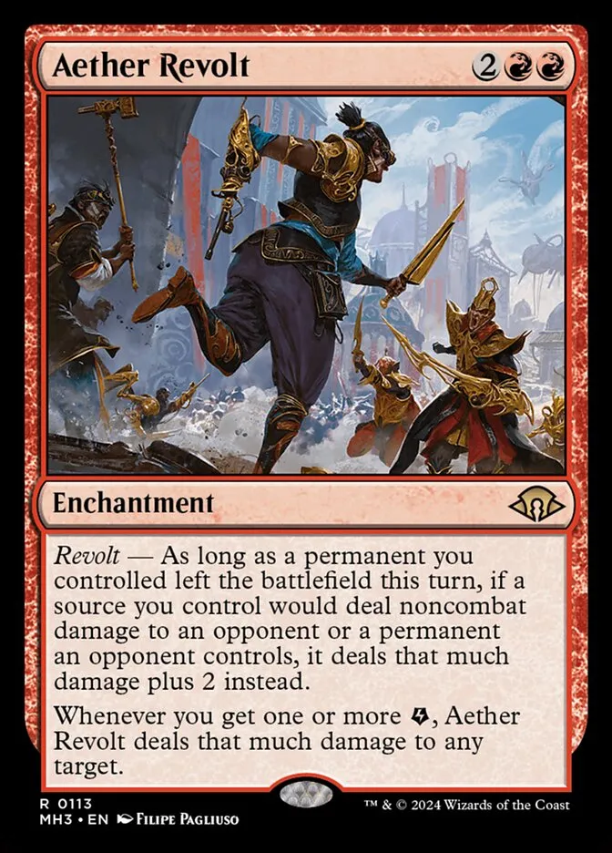 2024 Modern Horizons 3 Aether Revolt rare #113 rare card image