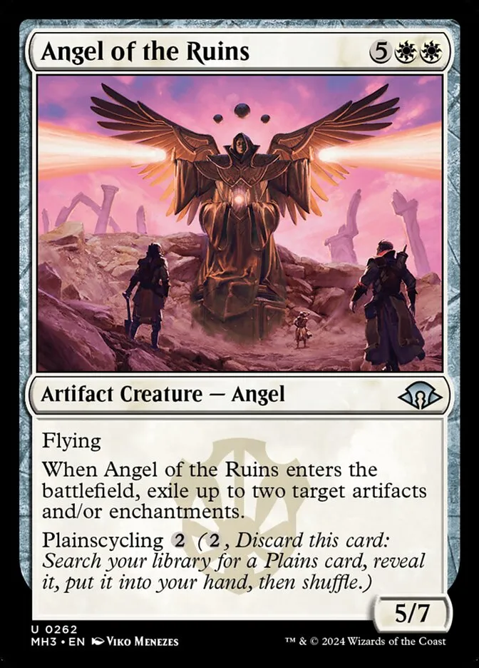 2024 Modern Horizons 3 Angel of the Ruins #262 uncommon card image