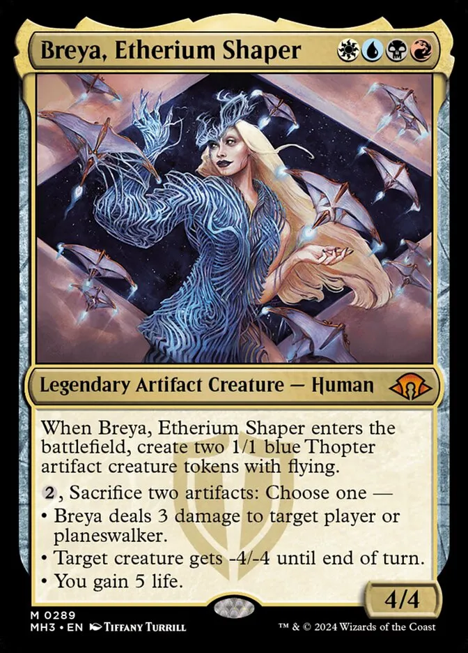 2024 Modern Horizons 3 Breya, Etherium Shaper #289 mythic card image