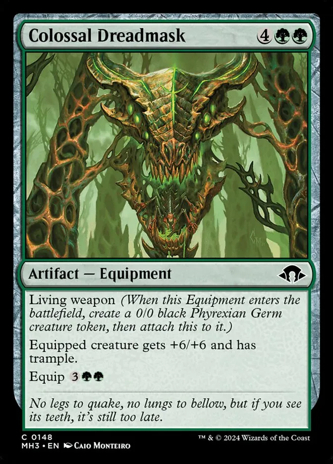 2024 Modern Horizons 3 Colossal Dreadmask #148 common card image