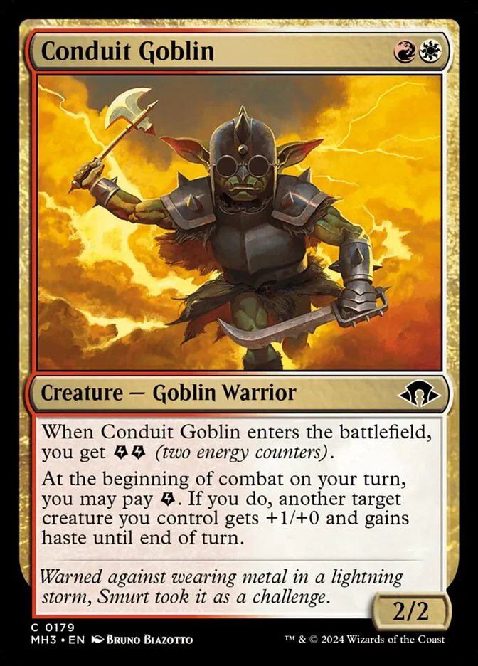 2024 Modern Horizons 3 Conduit Goblin #179 common card image