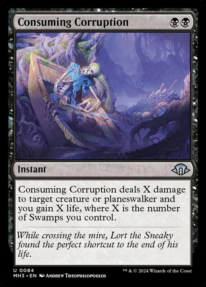 2024 Modern Horizons 3 Consuming Corruption uncommon #84 uncommon card image