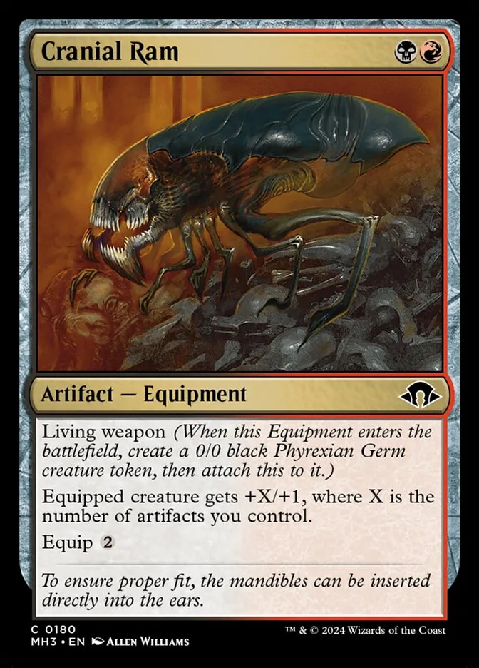 2024 Modern Horizons 3 Cranial Ram #180 common card image