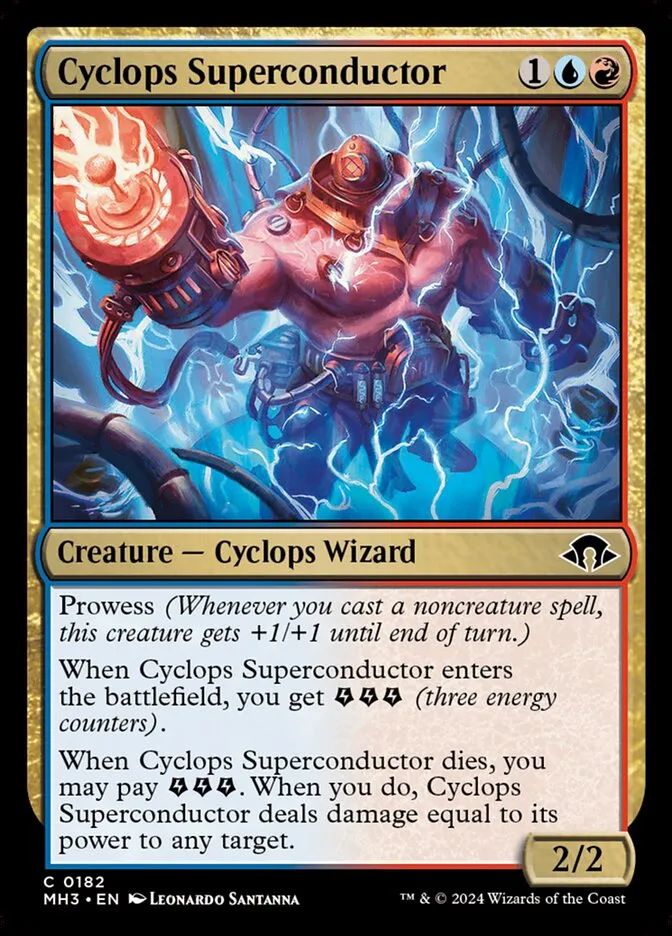 2024 Modern Horizons 3 Cyclops Superconductor #182 common card image