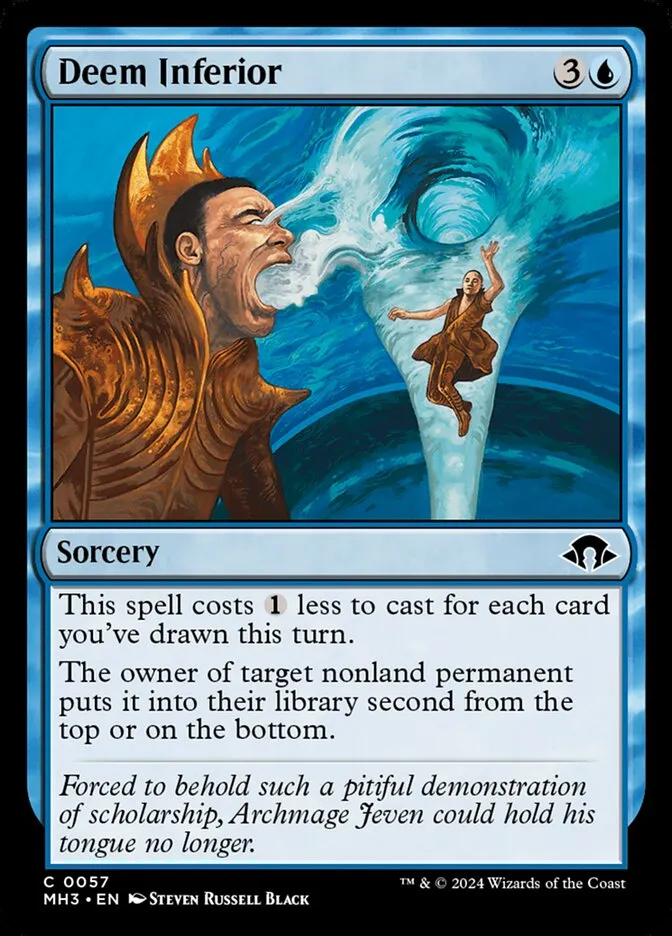 2024 Modern Horizons 3 Deem Inferior #57 common card image