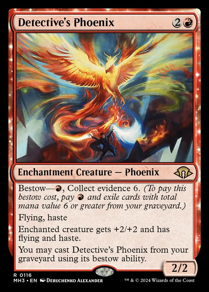 2024 Modern Horizons 3 Detective's Phoenix #116 rare card image