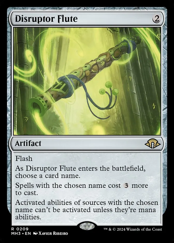 2024 Modern Horizons 3 Disruptor Flute #209 rare card image