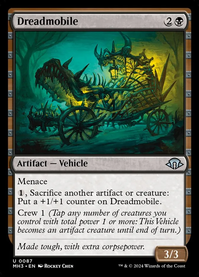 2024 Modern Horizons 3 Dreadmobile [Foil] uncommon #87 uncommon card image