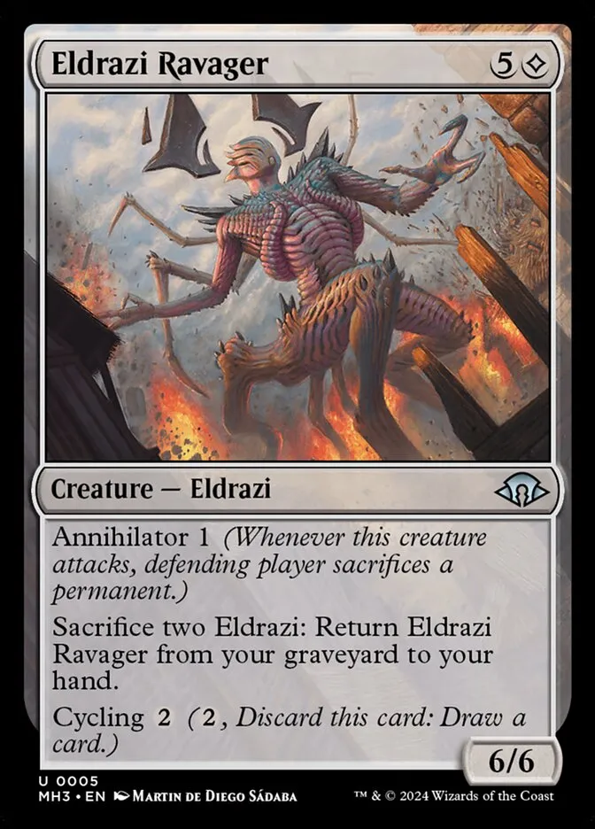 2024 Modern Horizons 3 Eldrazi Ravager uncommon #5 uncommon card image