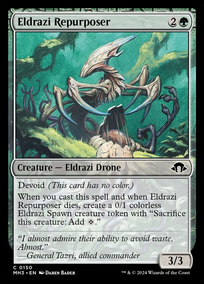 2024 Modern Horizons 3 Eldrazi Repurposer #150 common card image