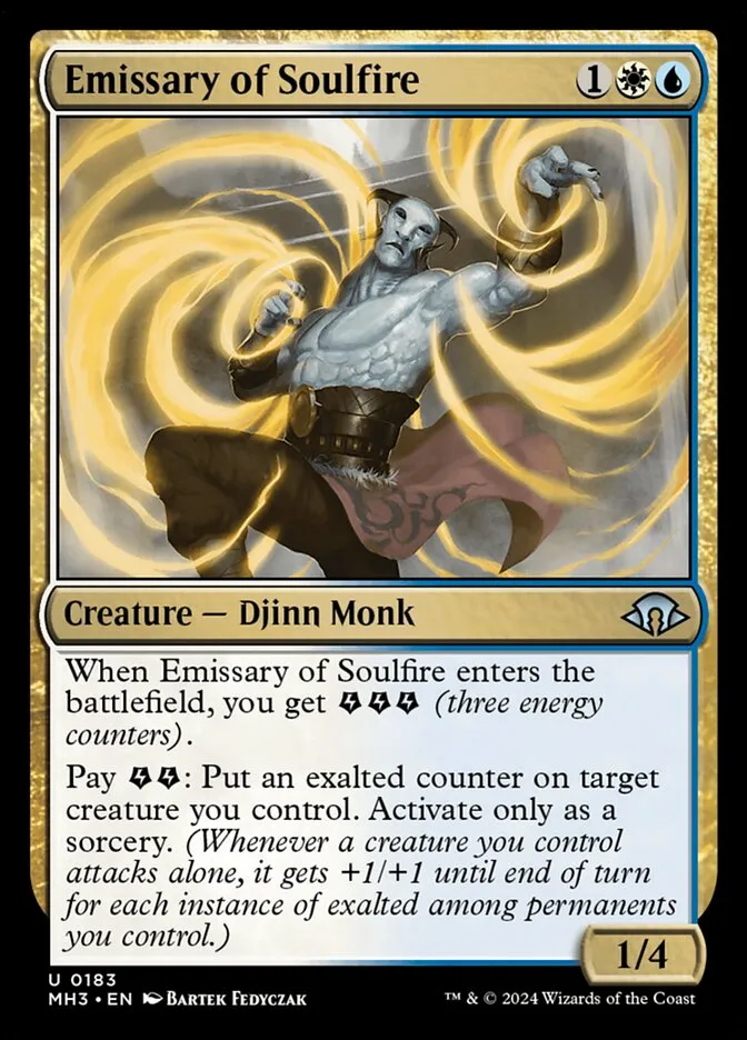 2024 Modern Horizons 3 Emissary of Soulfire #183 uncommon card image