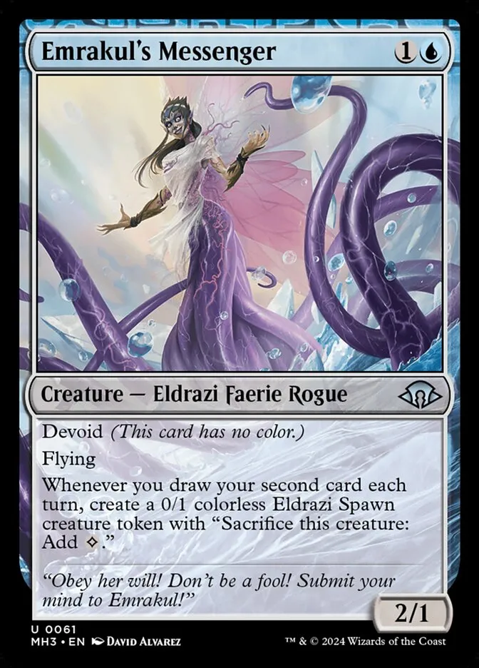 2024 Modern Horizons 3 Emrakul's Messenger #61 uncommon card image