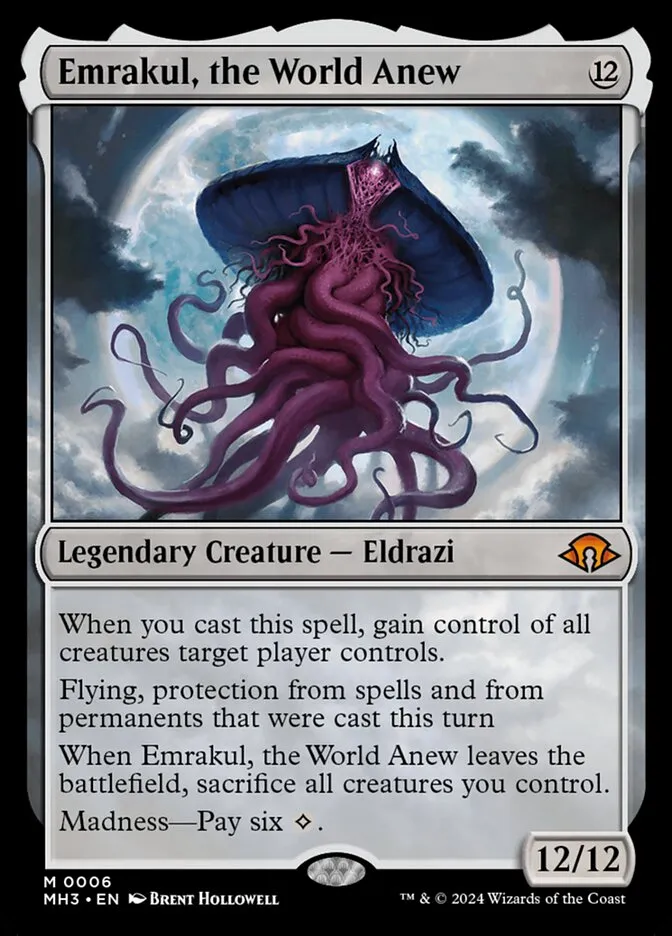 2024 Modern Horizons 3 Emrakul, the World Anew mythic #6 mythic card image