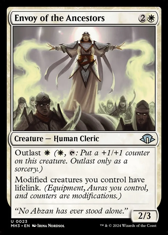 2024 Modern Horizons 3 Envoy of the Ancestors #23 uncommon card image