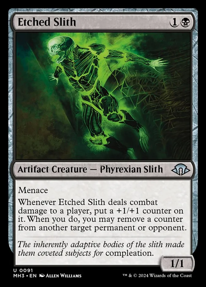 2024 Modern Horizons 3 Etched Slith uncommon #91 uncommon card image