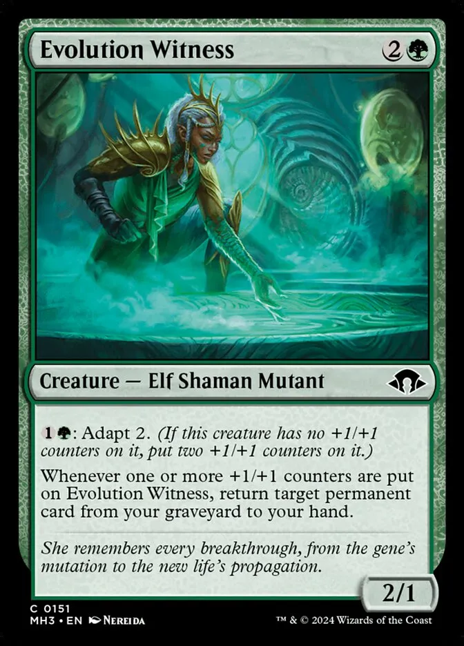 2024 Modern Horizons 3 Evolution Witness common #151 common card image