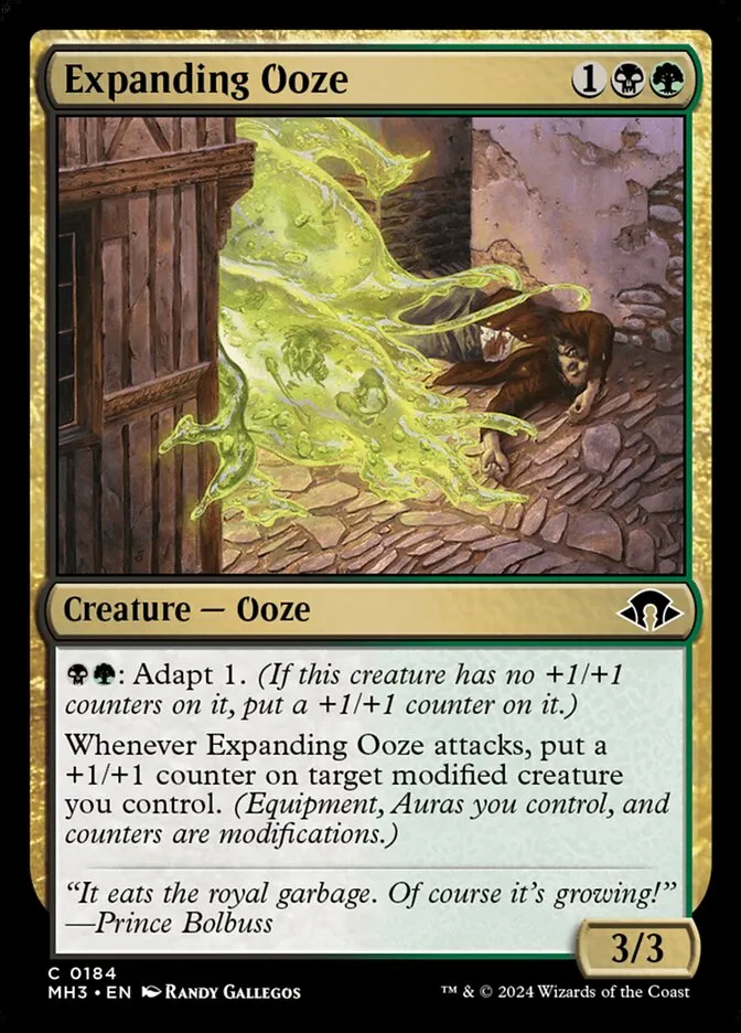 2024 Modern Horizons 3 Expanding Ooze #184 common card image