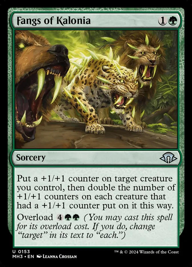 2024 Modern Horizons 3 Fangs of Kalonia #153 uncommon card image