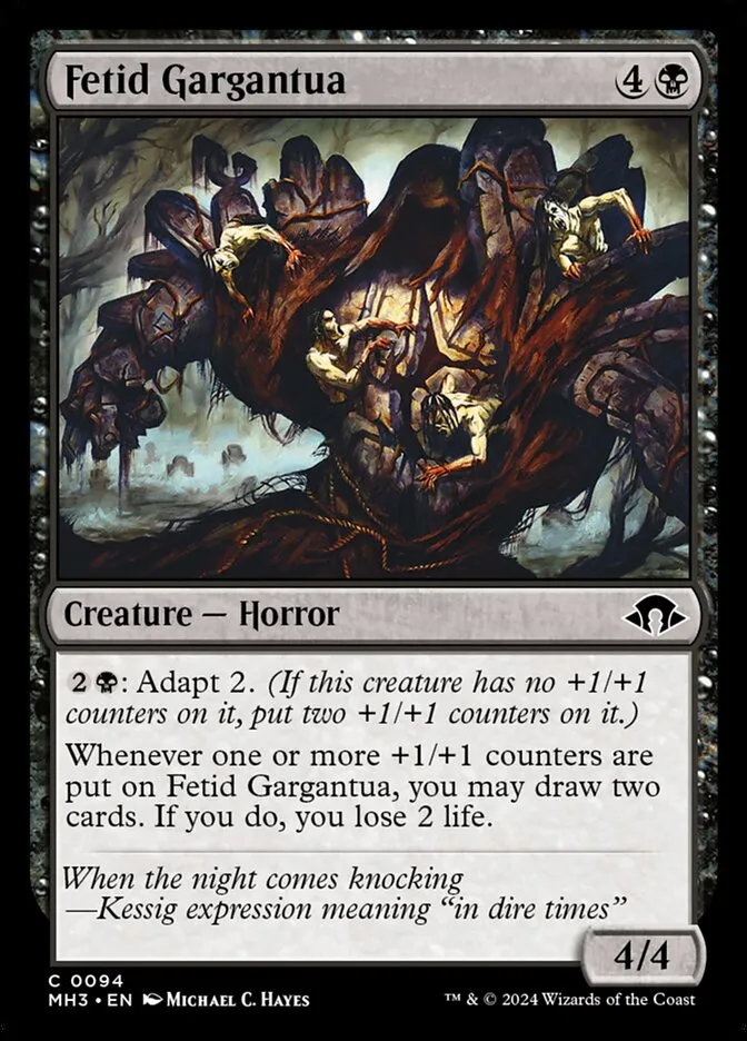 2024 Modern Horizons 3 Fetid Gargantua #94 common card image
