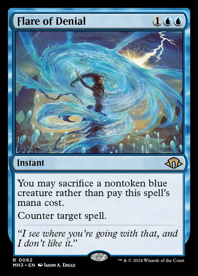 2024 Modern Horizons 3 Flare of Denial #62 rare card image