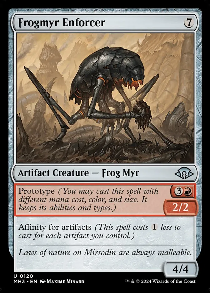 2024 Modern Horizons 3 Frogmyr Enforcer #120 uncommon card image