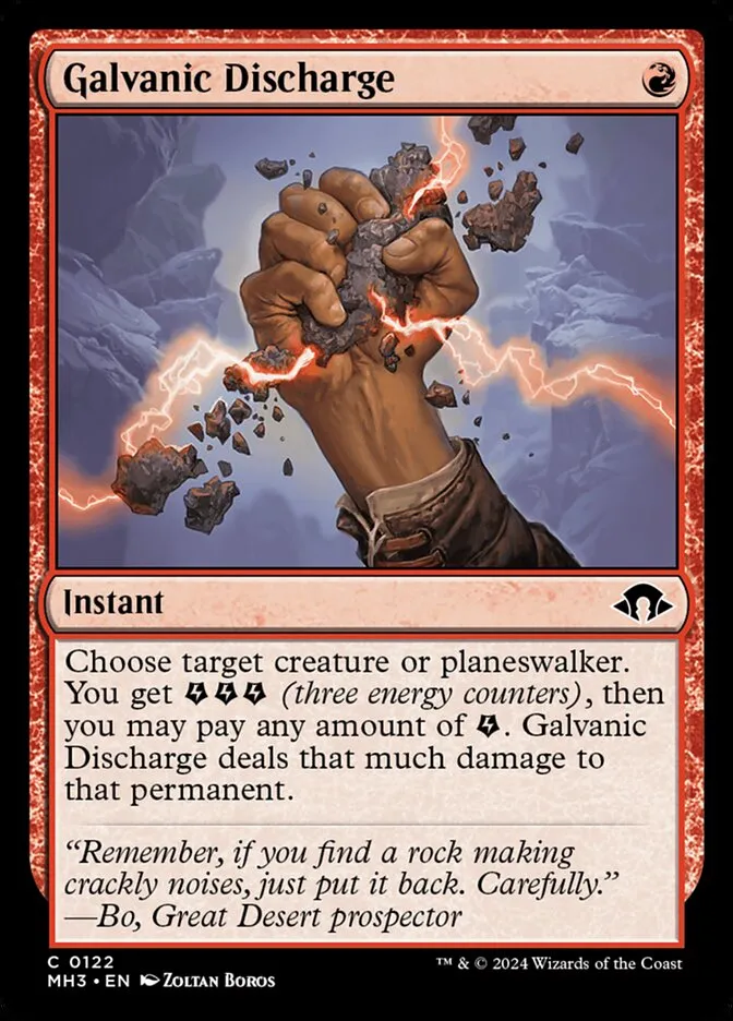 2024 Modern Horizons 3 Galvanic Discharge #122 common card image