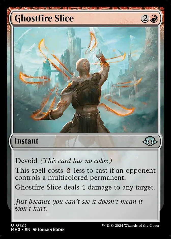 2024 Modern Horizons 3 Ghostfire Slice uncommon #123 uncommon card image