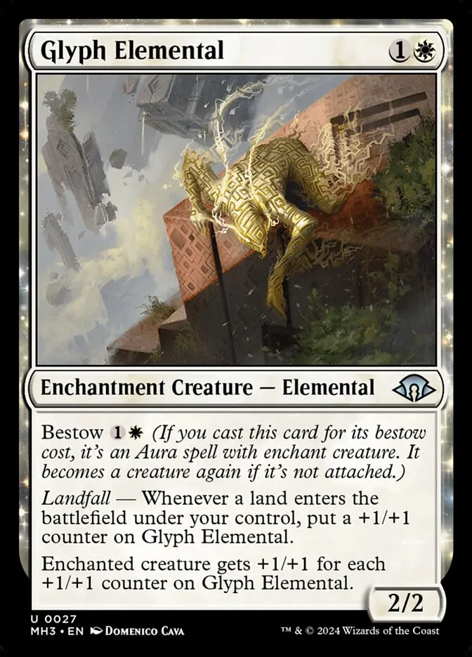 2024 Modern Horizons 3 Glyph Elemental uncommon #27 uncommon card image