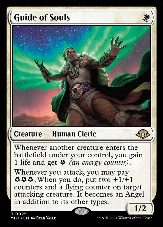 2024 Modern Horizons 3 Guide of Souls #29 rare card image