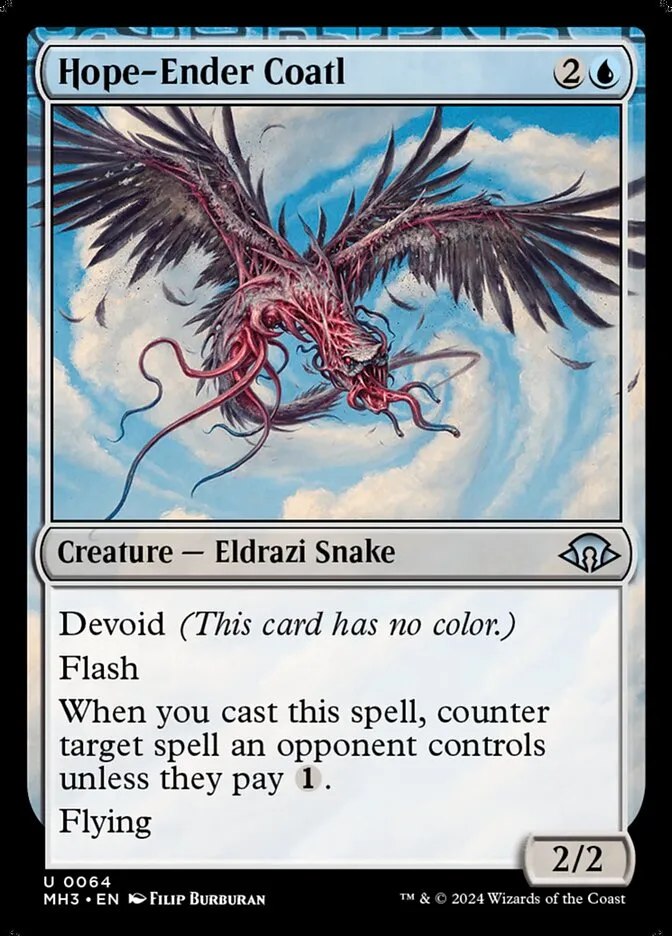 2024 Modern Horizons 3 Hope-Ender Coatl #64 uncommon card image