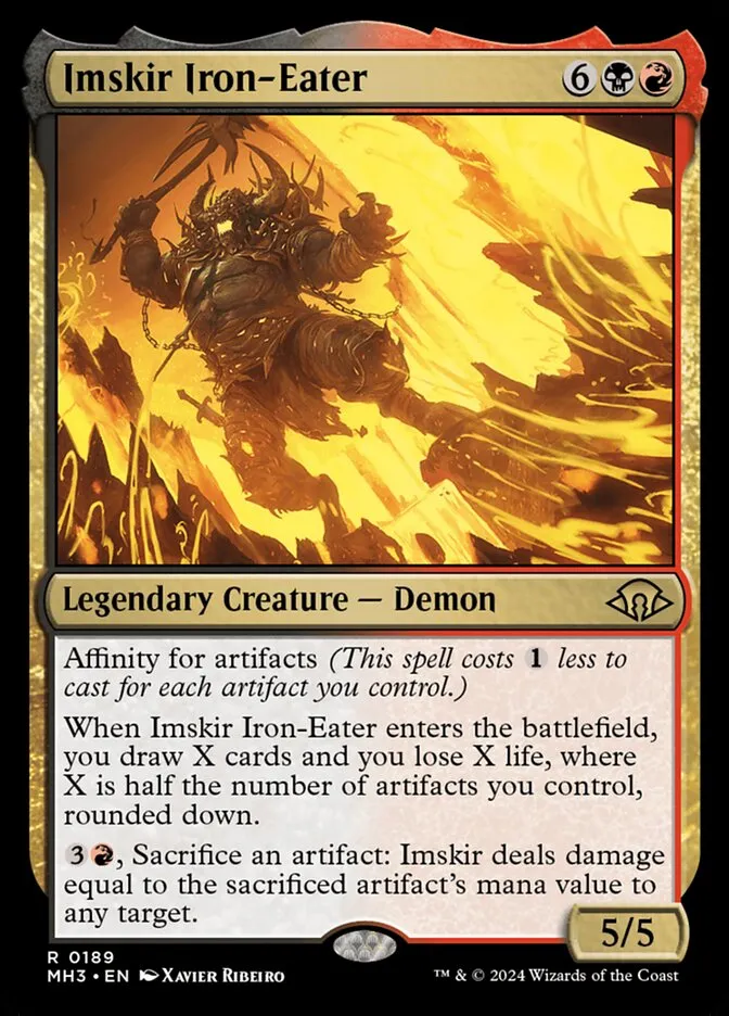 2024 Modern Horizons 3 Imskir Iron-Eater #189 rare card image