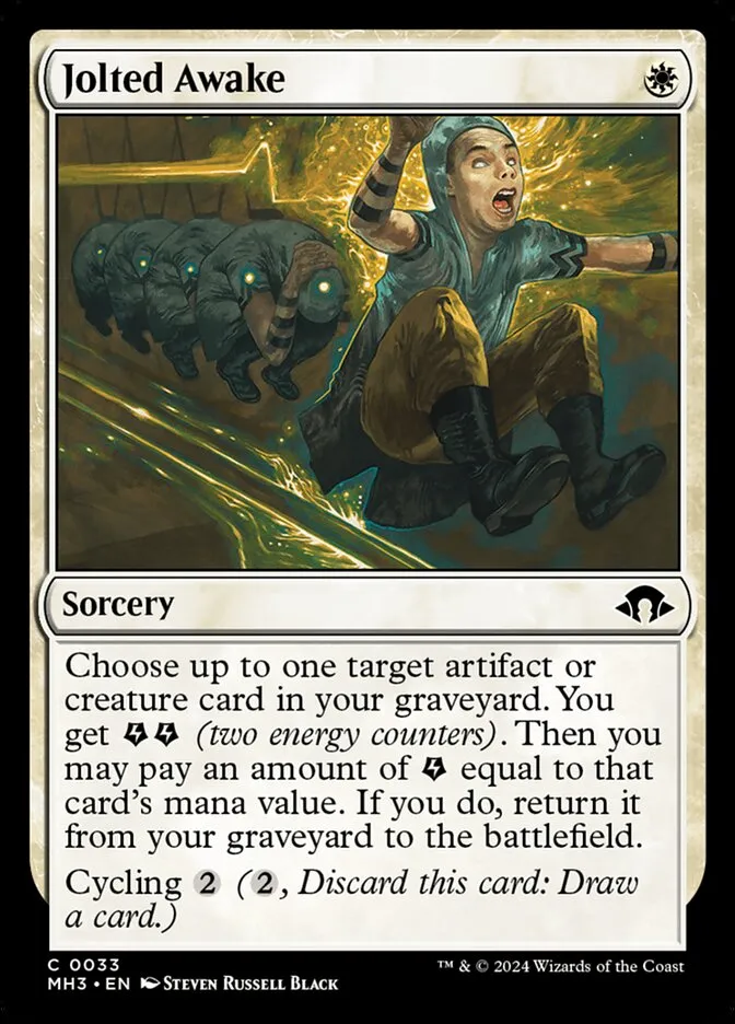2024 Modern Horizons 3 Jolted Awake common #33 common card image