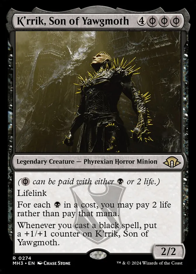 2024 Modern Horizons 3 K'rrik, Son of Yawgmoth #274 rare card image
