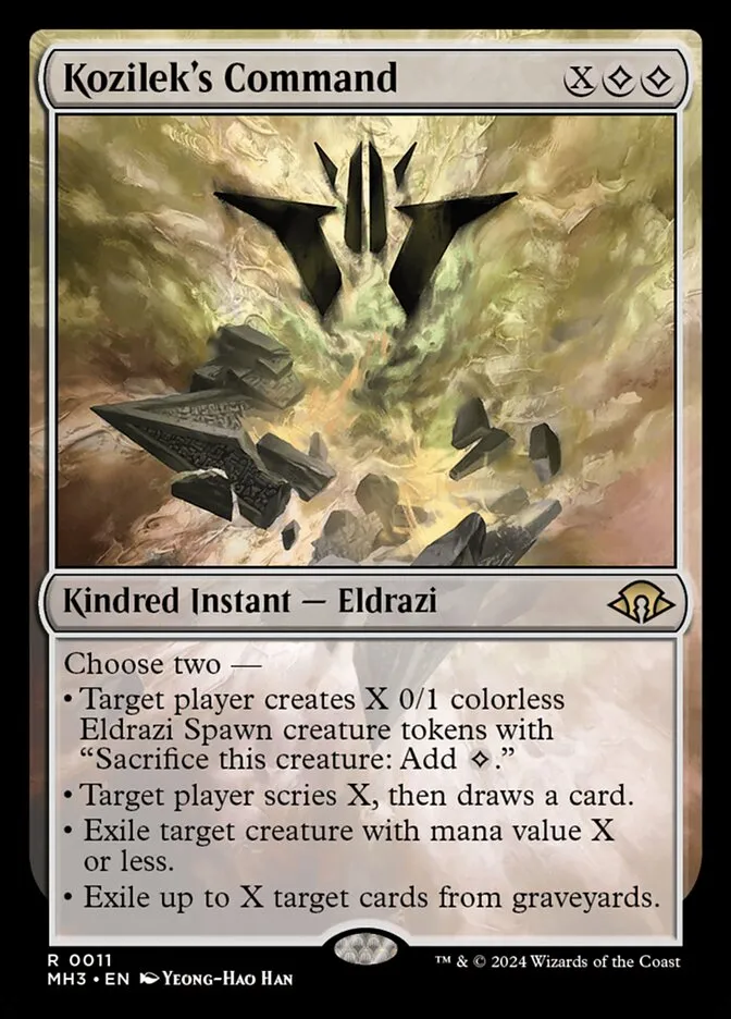 2024 Modern Horizons 3 Kozilek's Command rare #11 rare card image