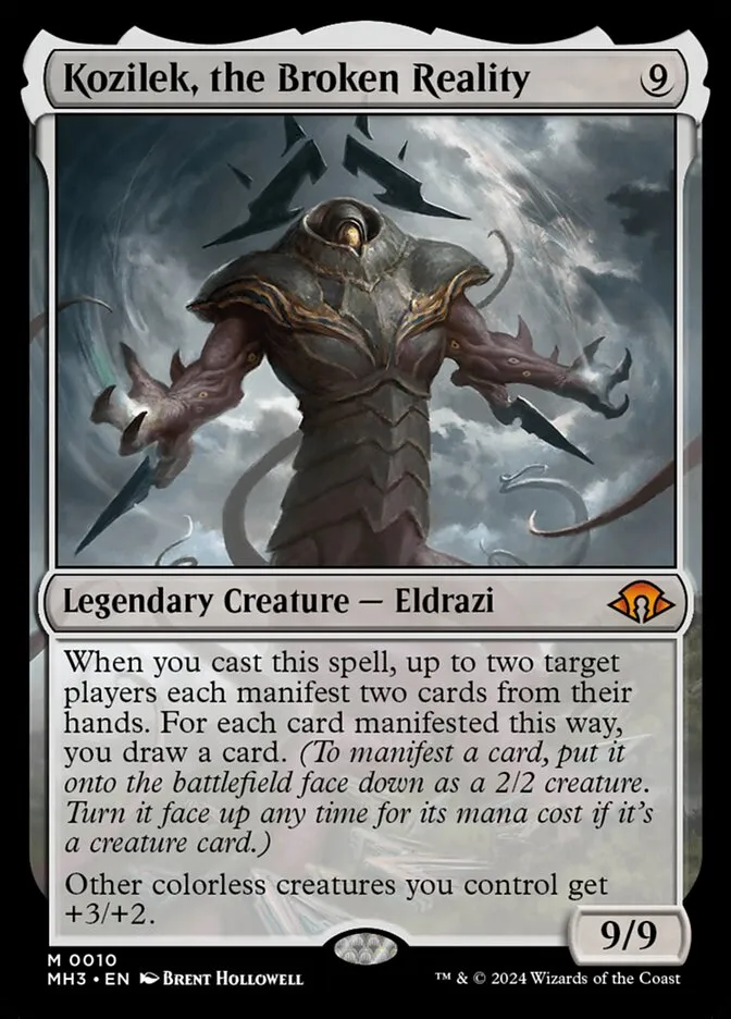 2024 Modern Horizons 3 Kozilek, the Broken Reality mythic #10 mythic card image