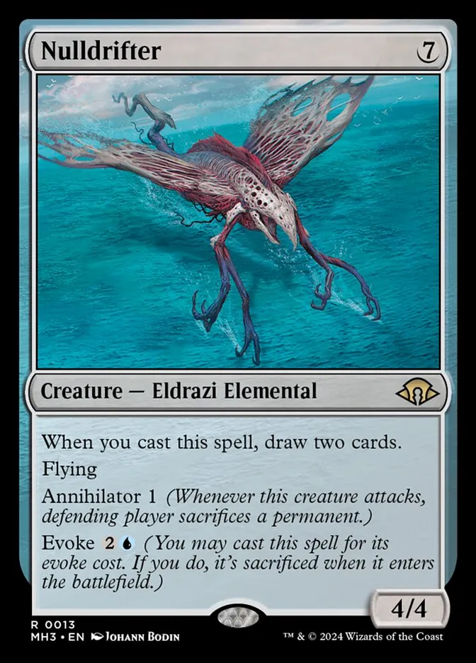 2024 Modern Horizons 3 Nulldrifter rare #13 rare card image