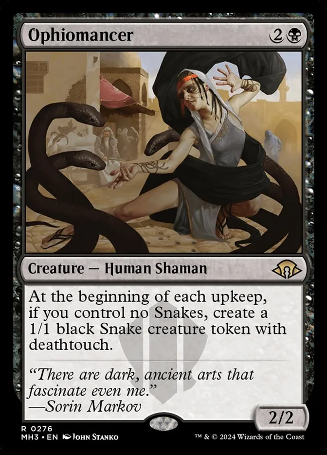 2024 Modern Horizons 3 Ophiomancer #276 rare card image