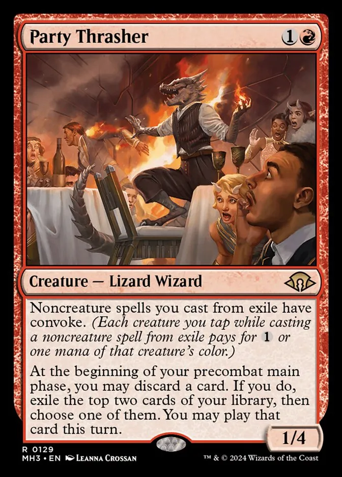 2024 Modern Horizons 3 Party Thrasher #129 rare card image