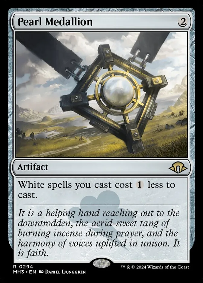 2024 Modern Horizons 3 Pearl Medallion #294 rare card image