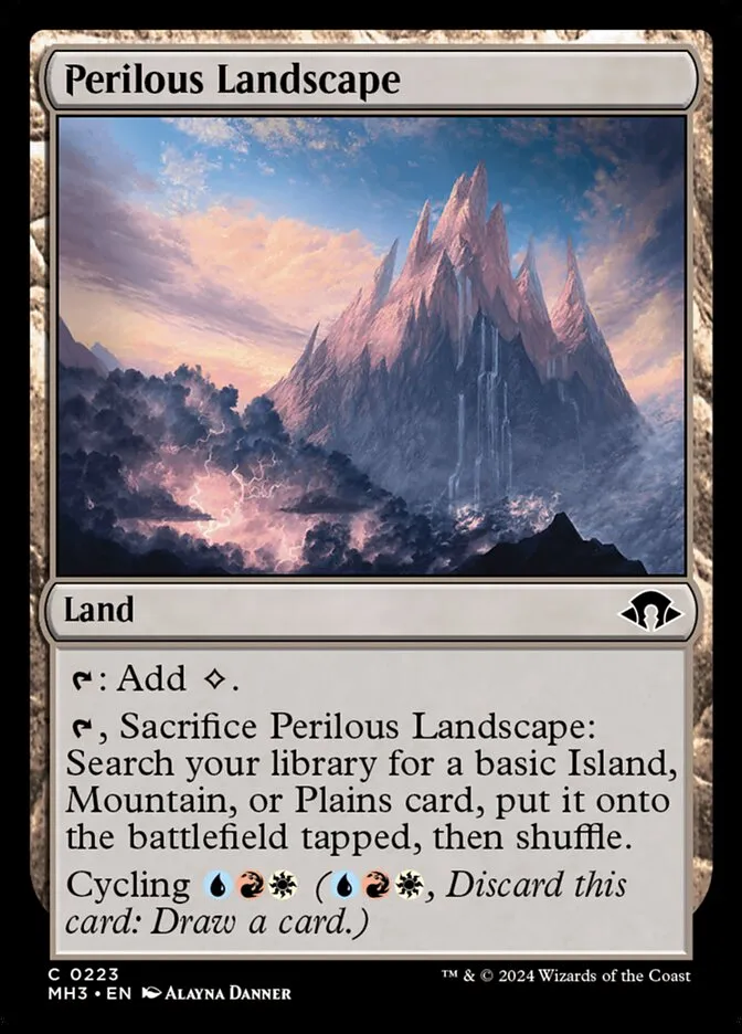 2024 Modern Horizons 3 Perilous Landscape #223 common card image
