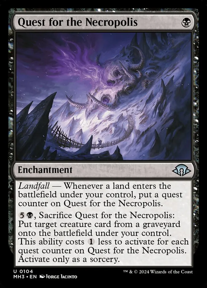 2024 Modern Horizons 3 Quest for the Necropolis #104 uncommon card image