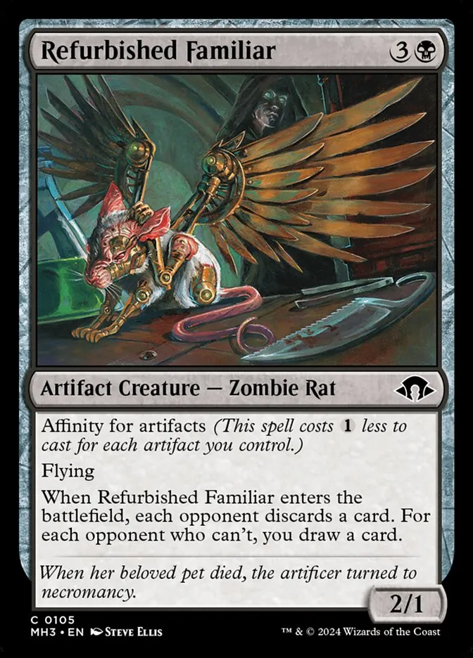 2024 Modern Horizons 3 Refurbished Familiar #105 common card image
