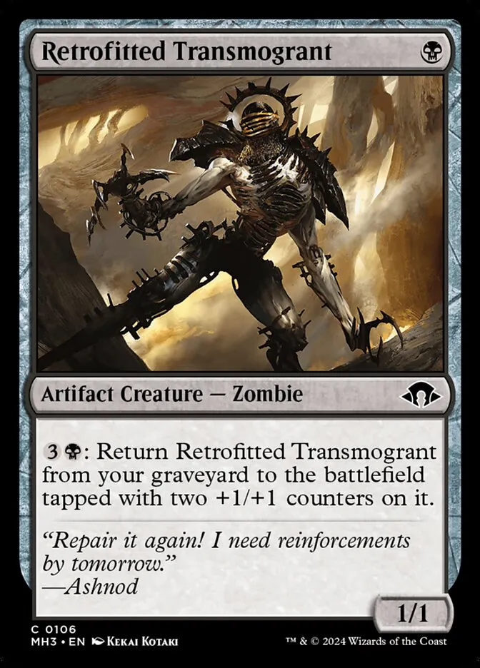 2024 Modern Horizons 3 Retrofitted Transmogrant #106 common card image