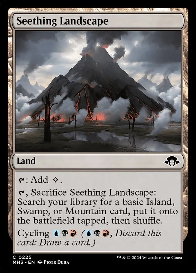 2024 Modern Horizons 3 Seething Landscape #225 common card image