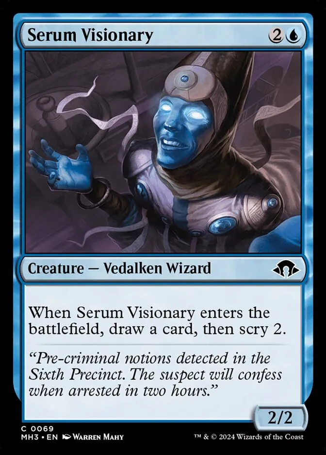 2024 Modern Horizons 3 Serum Visionary #69 common card image